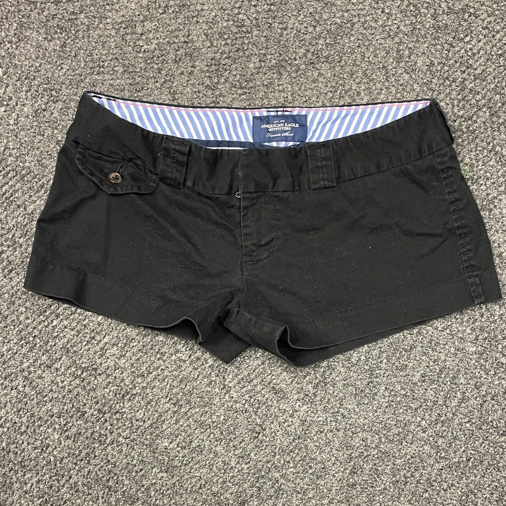 y2k vintage American Eagle Outfitters Black Women's Shorts EUC